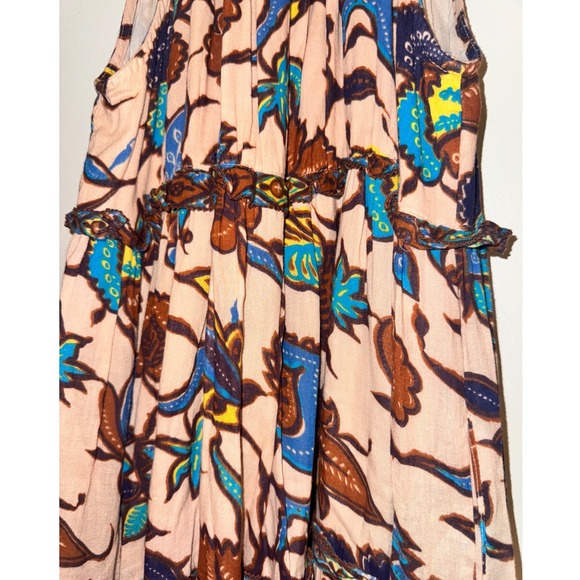 Love The Label Floral Print Maxi‎ Dress Sleeveless Halter Neck Boho Summer Dress - Picture 4 of 6